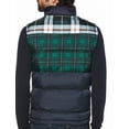 thumbnail image 2 of Original Penguin Mens Plaid Water Resistant Outerwear Vest Navy L, 2 of 4