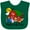 Green, variant on Inktastic TWO-I-E-I-O Boys or Girls Baby Bib
