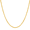 Yellow Gold, variant on 18K Gold Diamond-Cut Singapore Chain Necklace - Adjustable Minimalist 3mm Dainty Chain for Women 18.1" C0510269