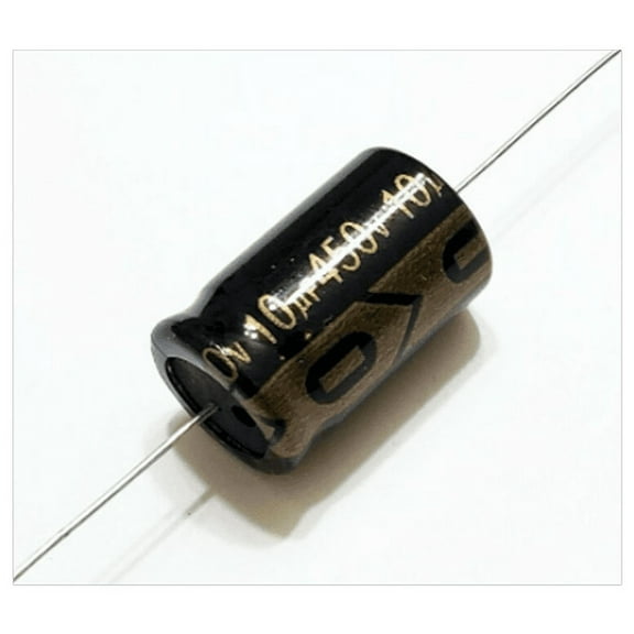 Axial Electrolytic Capacitor, Polarized, 10uF 450V, 105C, Tolerance ±20%