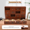thumbnail image 4 of Antique Apothecary Cabinet with 16 Drawers Wood Box Desk Drawer Organizer Box$$Home Decor, Kitchen, & Other, 4 of 9