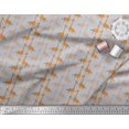 thumbnail image 2 of Soimoi Poly Crepe Fabric Giraffe Kids Fabric Prints by Yard 52 Inch Wide, 2 of 3