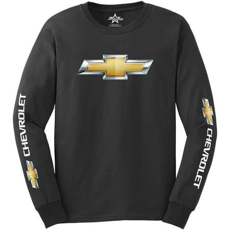 chevy sleeve racing shirt mens jh walmart
