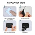 thumbnail image 3 of Shaving Holder Sticky Wall Hooks RV Bathroom Waterproof Organizer Wall Adhesive Shower Hooks Stand Holder Hanger Shaving Brush Bracket White, 3 of 8