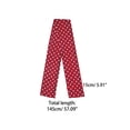 thumbnail image 3 of INSPIRE CHIC Women's Polka Dots Skinny Scarf Head Neck Wrap Neckerchief Hair Band Red, 3 of 6