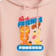 thumbnail image 3 of Garfield  - Best Friends Forever - Juniors Cropped Pullover Hoodie, 3 of 5
