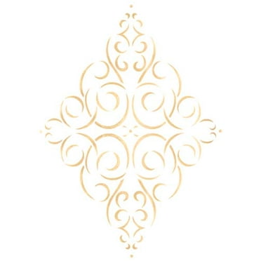 roses and lace large wall stencil by jeff raum walmart com