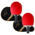 thumbnail image 4 of GLFILL Table Tennis Paddle 9 stars Carbon Fiber Single Training for Ping Pong Rackets Short handle, 4 of 8