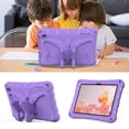 thumbnail image 5 of for Amazon Kindle Fire 7 (12th Gen) 2022 Cute Kids Case, 3D Cartoon Butterfly Stand Case Shockproof Flexible Silicone Hard Protective Tablet Cover for Amazon Kindle Fire 7 (12th Gen) 2022, Lightpurple, 5 of 7