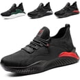 thumbnail image 1 of Steel Toe Cap Shoes Mens Lightweight Puncture-proof Safety Trainers, 1 of 5