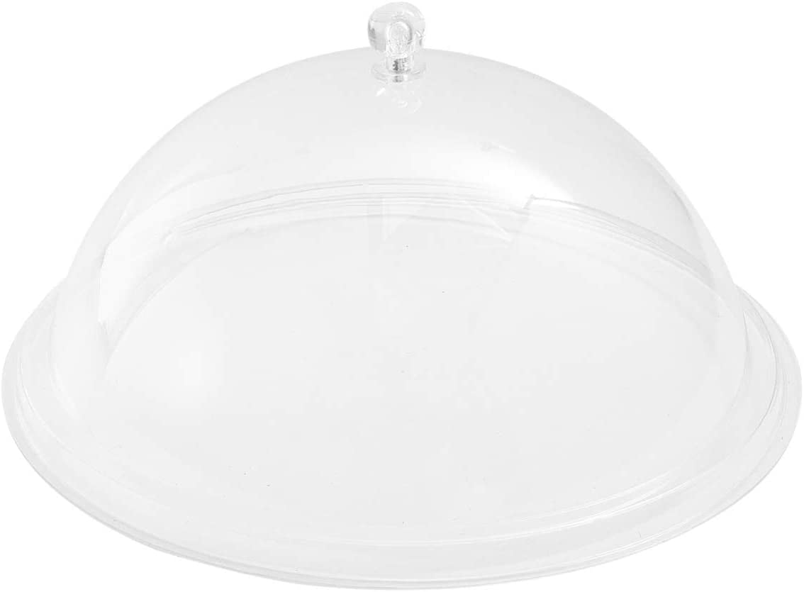 DOITOOL Glass Cake Dome Round Clear Cloche Dome Cake Display Cover Glass Cake  Pan Cover Food Plate Lid Clear Cover Lid for Cake Desserts 26CM - Yahoo  Shopping