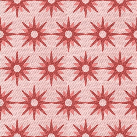 

Ahgly Company Indoor Square Patterned Pink Area Rugs 6 Square