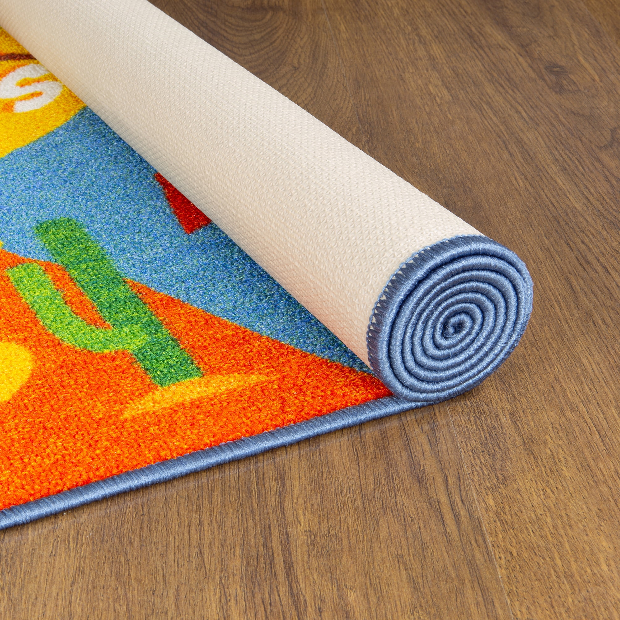KC CUBS Playtime Collection USA United States Geography Map Educational Learning Area Rug Carpet for Kids and Children Bedrooms and Playroom (3'3" x 4'7")