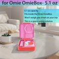 thumbnail image 2 of Reusable Stainless Steel Insulated Water Bottle for Omie OmieBox- 5.3 oz, Straw Top, BPA-Free & Phthalate-Free, Leak-Proof，Insulated (1, Pink), 2 of 7