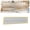 Gold, variant on Glass Partition Divider for Dining Areas, Striped Glass Design Restaurant Decorative, Table Separator Low Screen For Restaurant Office