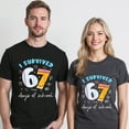 thumbnail image 5 of I Survived 67 Days Of School Meme T-Shirt – Education Humor – Teacher or Student Wear, 5 of 6