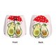 thumbnail image 3 of Balery Avocado Lovers Wearing Umbrella Pantalones cortos deportivos para mujer con forro y dos bolsillos, elásticos, para entrenamiento, gimnasio, yoga-XX-Large, 3 of 7