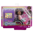 thumbnail image 6 of Barbie Chelsea Doll & Wheelchair with Ramp, Stickers & Accessories, Small Doll with Curly Brown Hair, 6 of 6