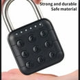 thumbnail image 4 of HLONK Electronic Locks Combination Locks Small Locks Student Lockers Smart Padlock U-type Remote Power Meter Cabinet Combination Locks(Black), 4 of 8