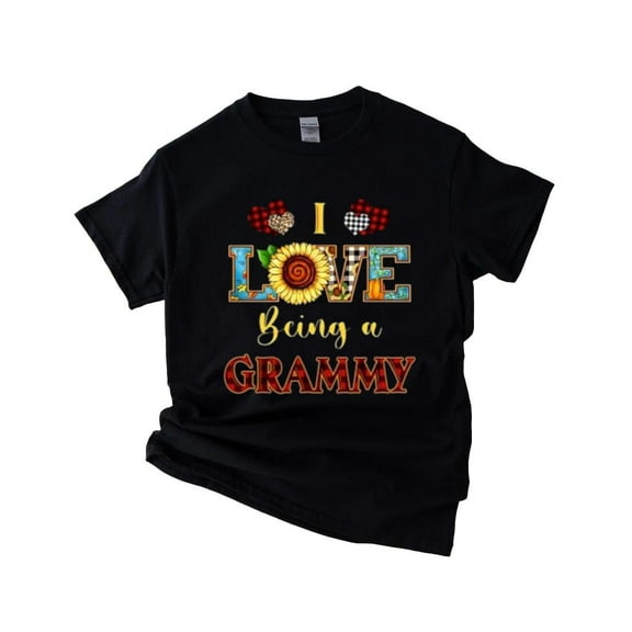 Cute Sunflower I Love Being a Grammy Family Holiday Tribute T-Shirt , Hoodie , Sweatshirt, for men & women, up to size 5XL.