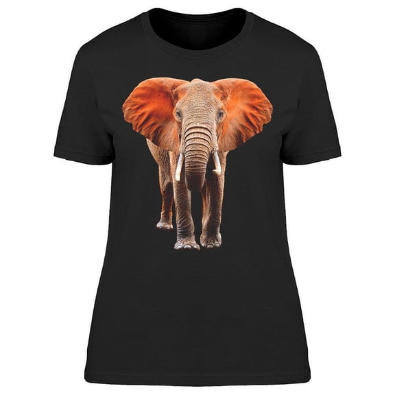 Big Red Elephant  T-Shirt Women -Image by Shutterstock, Female 3X-Large
