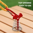 thumbnail image 2 of Clou de Camping Extérieur Télescopique Ressort Poisson Os Clou Alliage d'Aluminium Clou de Tente Randonnée Pince de Sol Équipement de Tente Accessoires, 2 of 7