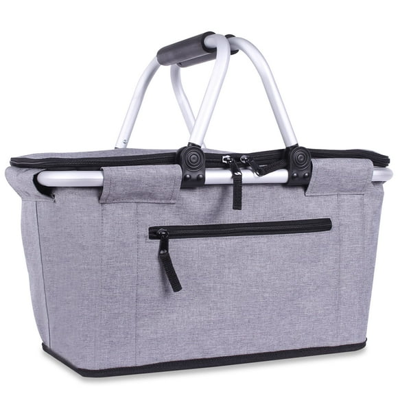 Cesta de picnic SIYUAN plegable de 27L con enfriador