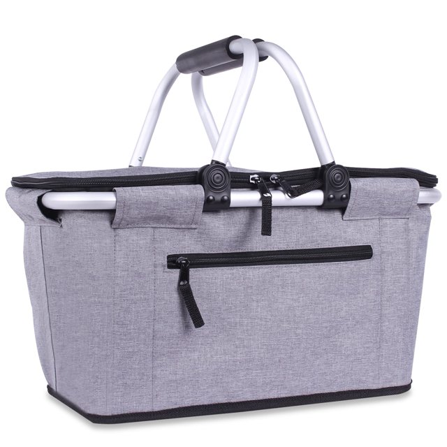 Cesta de picnic SIYUAN plegable de 27L con enfriador