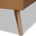 thumbnail image 6 of Baxton Studio Toru Mid-Century Wood Platform Bed, Queen, Ash Walnut, 6 of 11