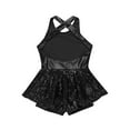 thumbnail image 4 of Runhomal Girls Sequins Dance Leotards Jazz Modern Tap Ballet Outfits Clothes Tutu Dress Black 12, 4 of 5