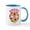 White/Blue Inside, variant on CafePress - Smart Cookie Mug - 11 oz Ceramic Mug - Novelty Coffee Tea Cup