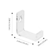thumbnail image 2 of Phenofice 12Pcs Acrylic Vinyl Record Storage Rack Transparent Wall Mounted Holder for Albums, 2 of 8