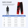 thumbnail image 4 of Fotbe Minimalist Skull Red Pantalones de Pijama para Hombre, Pantalones de Dormir, Pantalones de Casa con Cintura Ajustable y Bolsillos-Large, 4 of 6
