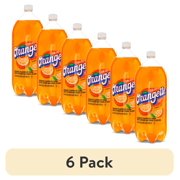 (6 pack) Great Value Orangette Orange Soda, 2 Liter Bottle