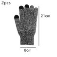 thumbnail image 2 of Guantes de invierno con estrellas para mujer, guantes de punto cálidos, guantes para niñas con pantalla táctil, 2 of 5