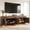 70in Brown, variant on Uforic 70 Inch Modern Farmhouse TV Stand for Up to 80 Inch TVs with 4 Storage Doors & Inner Shelves for Living Room, Natural Oak