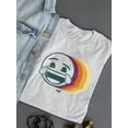 thumbnail image 3 of Laughing Layers - Retro Emoji Aesthetic Graphic Women's T-shirt, 3 of 4