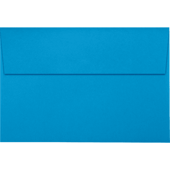 LUXPaper A8 Invitation Envelopes, 5 1/2 x 8 1/8, 80 lb. Pool Blue, 500 Pack