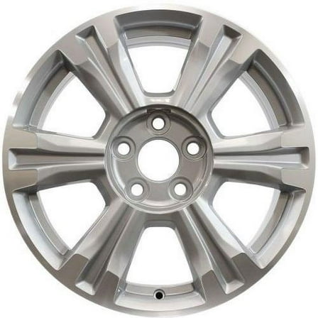 18x7 in Wheel for GMC TERRAIN 2016-2017 Machined Silver Reconditioned Alloy Rim