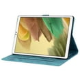 thumbnail image 3 of ELEHOLD for Samsung Tab A7 Lite 8.7 (2021) Leather Case,Embossed Flower Pattern Folio Flip Case Card Slots Kickstand Magnetic Clasp Shockproof Protective Case for Tab A7 Lite T220 / T225,Green, 3 of 9