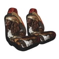 thumbnail image 2 of Sikiie Medieval Knight Dog Car Seat Covers 2PCs Front Car Seat Covers Universal fit for Most Cars SUVs and Trucks-2 PCS, 2 of 9