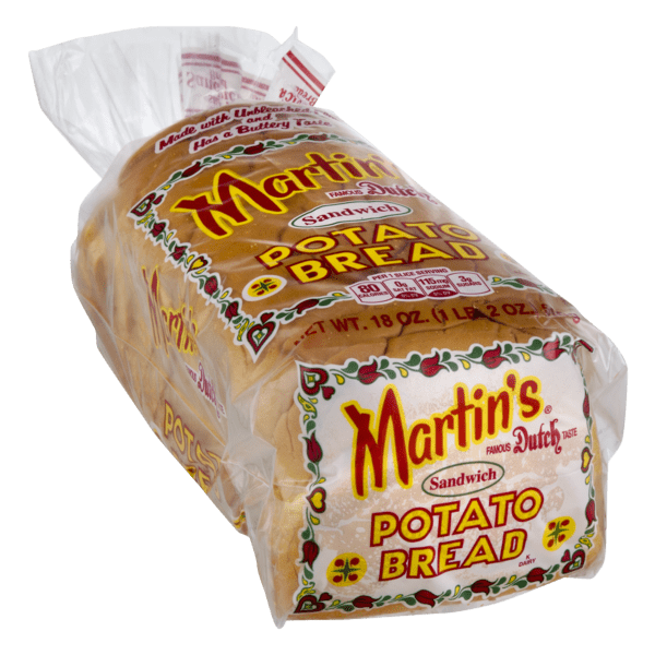 Martin's Sandwich Potato Bread- 16 slice 18 oz (4 Bags) by Martin's