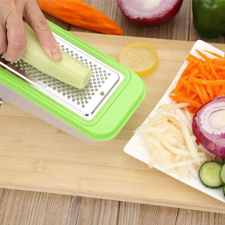 Stainless Steel Onion Slicer Shredder Green Pepper Vegetable Food Grater  Wire Drawing Cutter Kitchen Knives Cooking Utensils