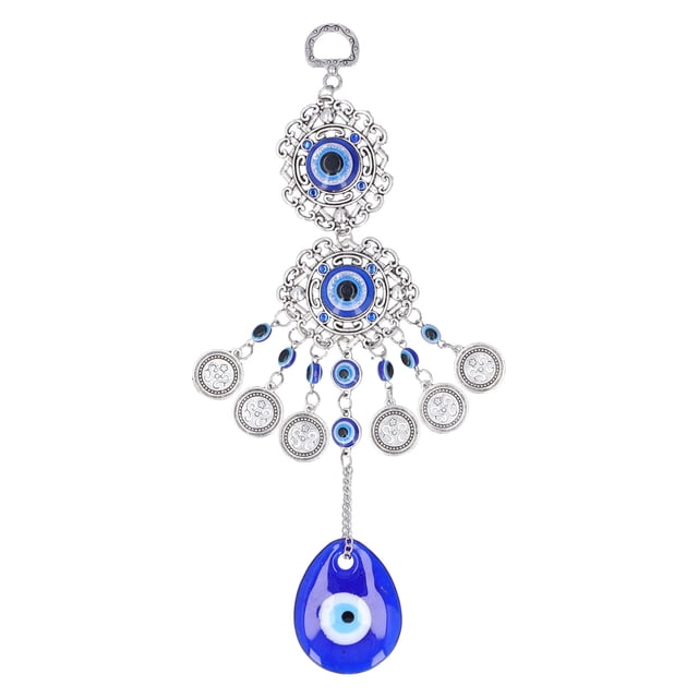Colgante de mal de ojo, borla de Color exquisito, aleación de esmalte de colores, alta durabilidad, adorno colgante de mal de ojo para coche, habitación, gota de agua