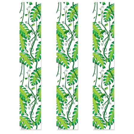 Beistle - Jungle Vines Party Panels - 12" x 6' - Pack of 12