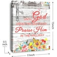 thumbnail image 2 of Until God Opens The Next Door Bible Verse Canvas Wall Art,Bible Verse Scripture Canvas Painting Prints for Christian Home Bedroom Office Church Religious Wall Decor, 2 of 6