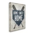 thumbnail image 3 of Stupell Industries Rustic Sweet Home Baseball Bats & Base Plate Graphic Art Gallery Wrapped Canvas Print Wall Art, Design by Natalie Carpentieri, 3 of 7