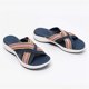 thumbnail image 1 of Última actualización, sandalias de mujer con corrección cruzada elástica, zapatillas de verano Wmkox8yii ytu6379, 1 of 3
