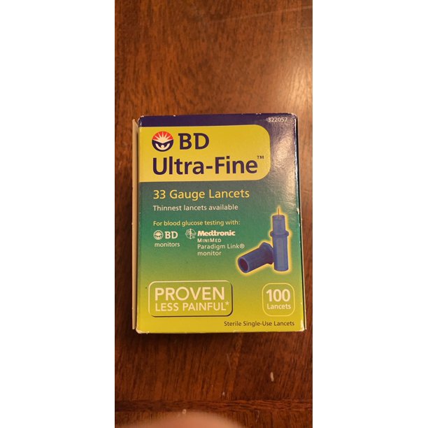 BD UltraFine 33 Gauge lancets