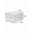 thumbnail image 5 of Organizador Xtellar Multiusos Para Hogar 2 Cajones Almacenamiento Color Transparente, 5 of 5